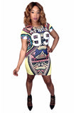 Africa Bodycon Dress (S-L)